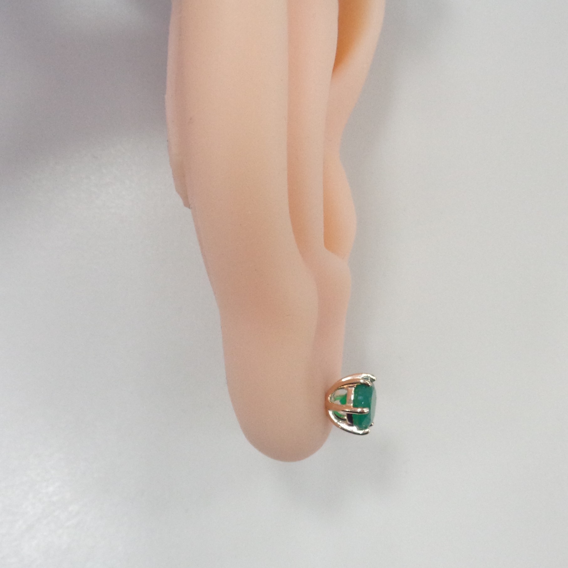 Серебряные серьги-пусеты с агатами